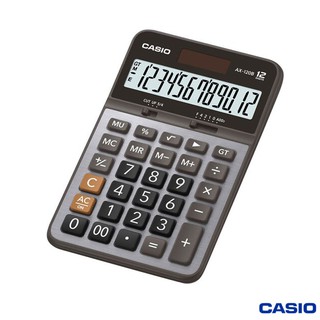 เครื่องคิดเลขตั้งโต๊ะ สีเงิน CASIO รุ่นAX-120B Digit12หลัก