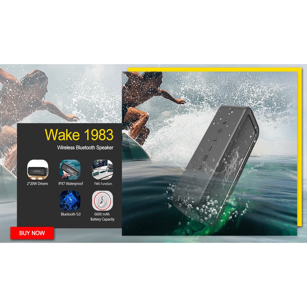 Xdobo X8 ลําโพงบลูทูธ 5.0 60W เสียงเบสหนัก พร้อมลําโพง IPX5 กันน้ํา 360° ผู้ช่วยเสียงเซอร์ราวด์