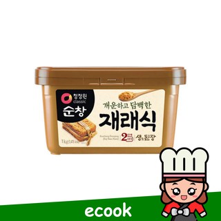 ecook ชุนจัง เดนจัง (เต้าเจี้ยว) ตราชองจองวอน 1kg มิโซะ มิโสะ เกาหลี