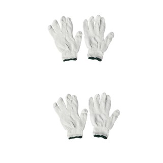 Papamami Cotton knit gloves ถุงมือถักผ้าดิบ 500 กรัม (2คู่)