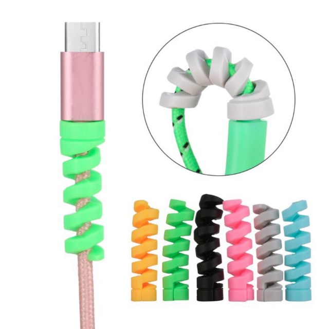 (1PAIR) TWIST CABLE PROTECTOR สําหรับ ALL TYPE ROUND CABLE CP