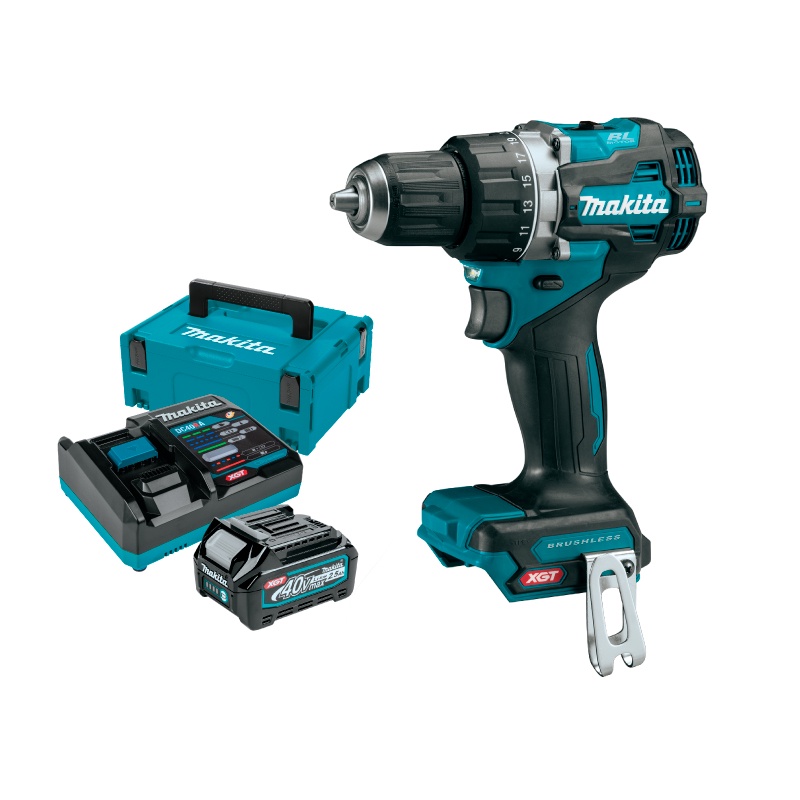 [คอมโบเซ็ต] MAKITA DF002GD101 : สว่านเจาะไร้สาย 13 มม. 40Vmax ( Battery 2.5Ah )