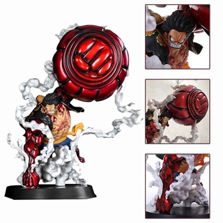 โมเดลฟิกเกอร์ One Snake Piece Man Luffy Gear 4 ของเล่นสะสม สําหรับเด็ก