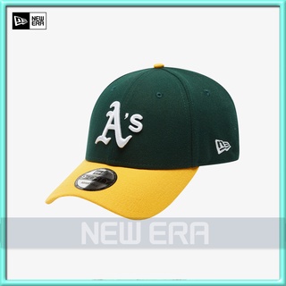 ♧ ยุคใหม่ ♧ Mlb หมวกแก็ป สีเขียว สําหรับนักกีฬาโอ๊คแลนด์ 12024813 Newera หมวกแก๊ปลําลอง สไตล์เกาหลี สตรีท ใช้ได้ทุกวัน