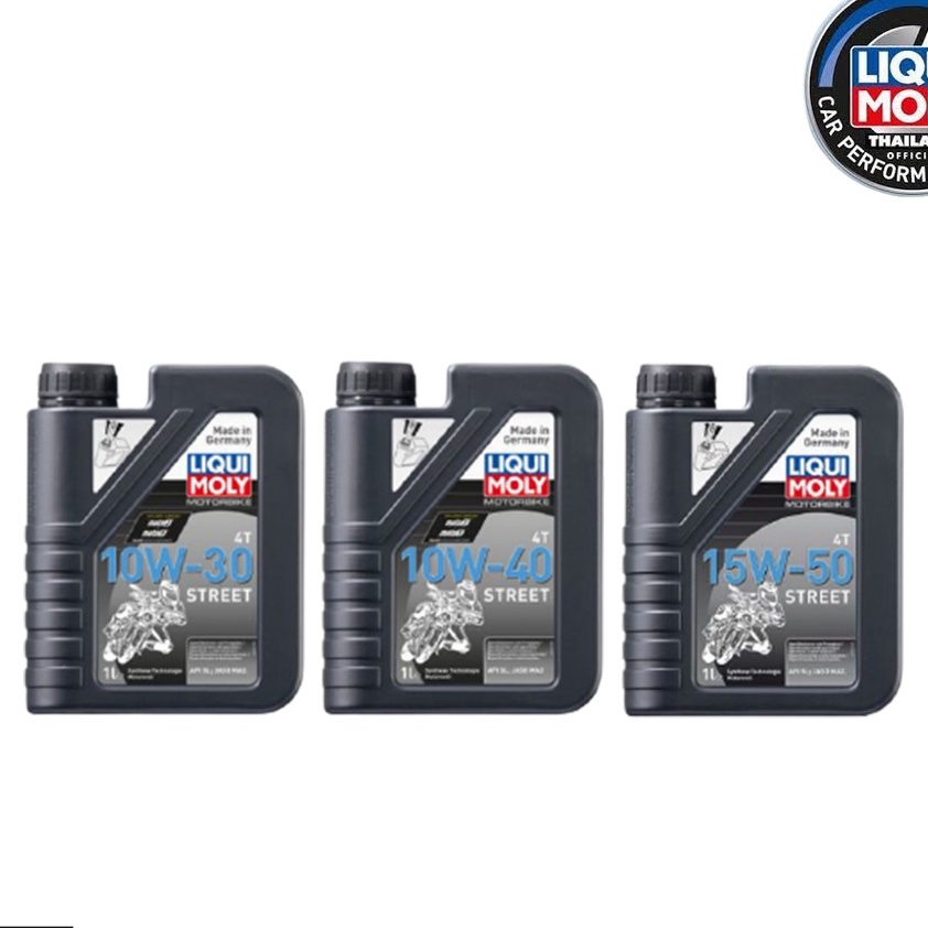 น้ำมันเครื่องมอเตอร์ไซค์ LIQUI MOLY MOTORBIKE 4T 10W-30 ,10W-40, 15W-50 ...