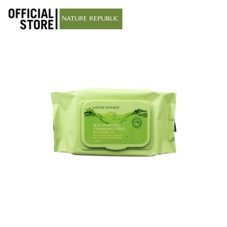 NATURE REPUBLIC JEJU SPARKLING CLEANSING TISSUE คลีนซิ่งทิชชู่ 50 แผ่น