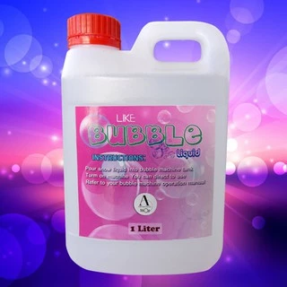 น้ำยาฟองสบู่สีรุ้ง รุ่นพิเศษ สำหรับเครื่องทำฟองสบู่ 1 ลิตร (bubble liquid)
