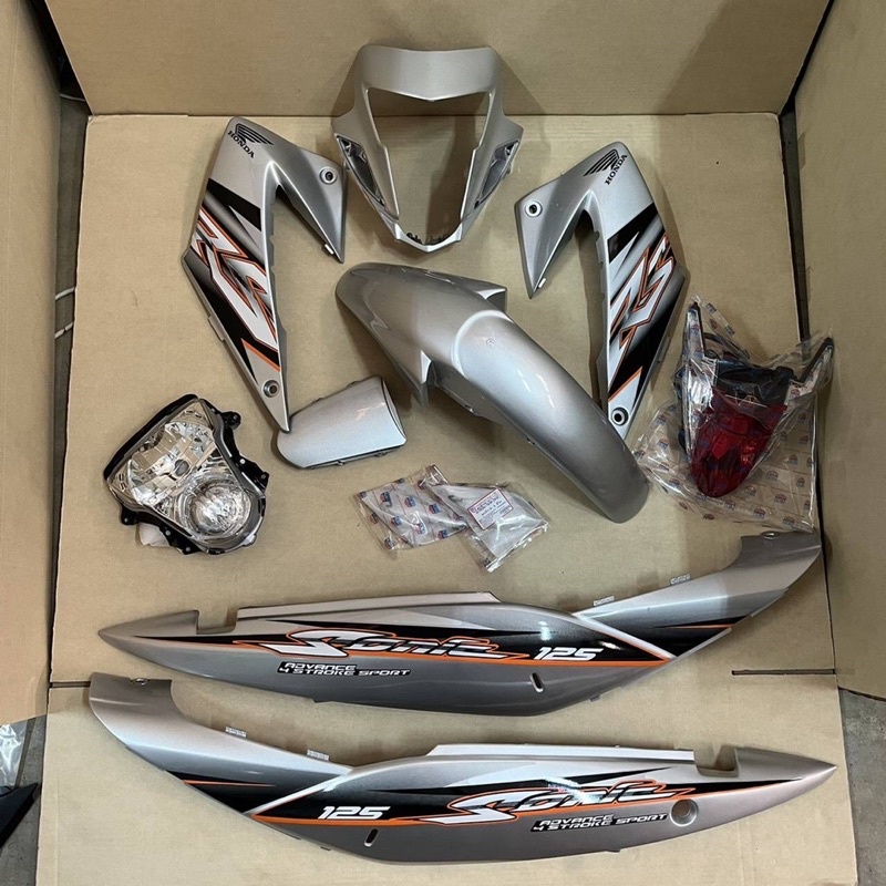 ชุดสี honda sonic โซนิค ตัวใหม่ สีเงิน พร้อมติดสติ๊กเกอร์ - รูปที่ 4