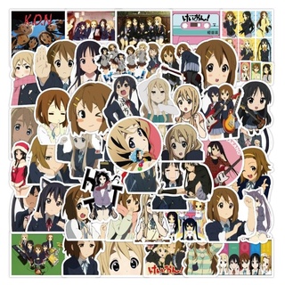 ☈✤◕50 การ์ตูนอะนิเมะ K-ON ไลท์โทนสาวกราฟฟิตีสติกเกอร์กระเป๋าเดินทางหมวกกันน็อคตู้เย็นโน๊ตบุ๊คถ้วยน้ำตกแต่ง