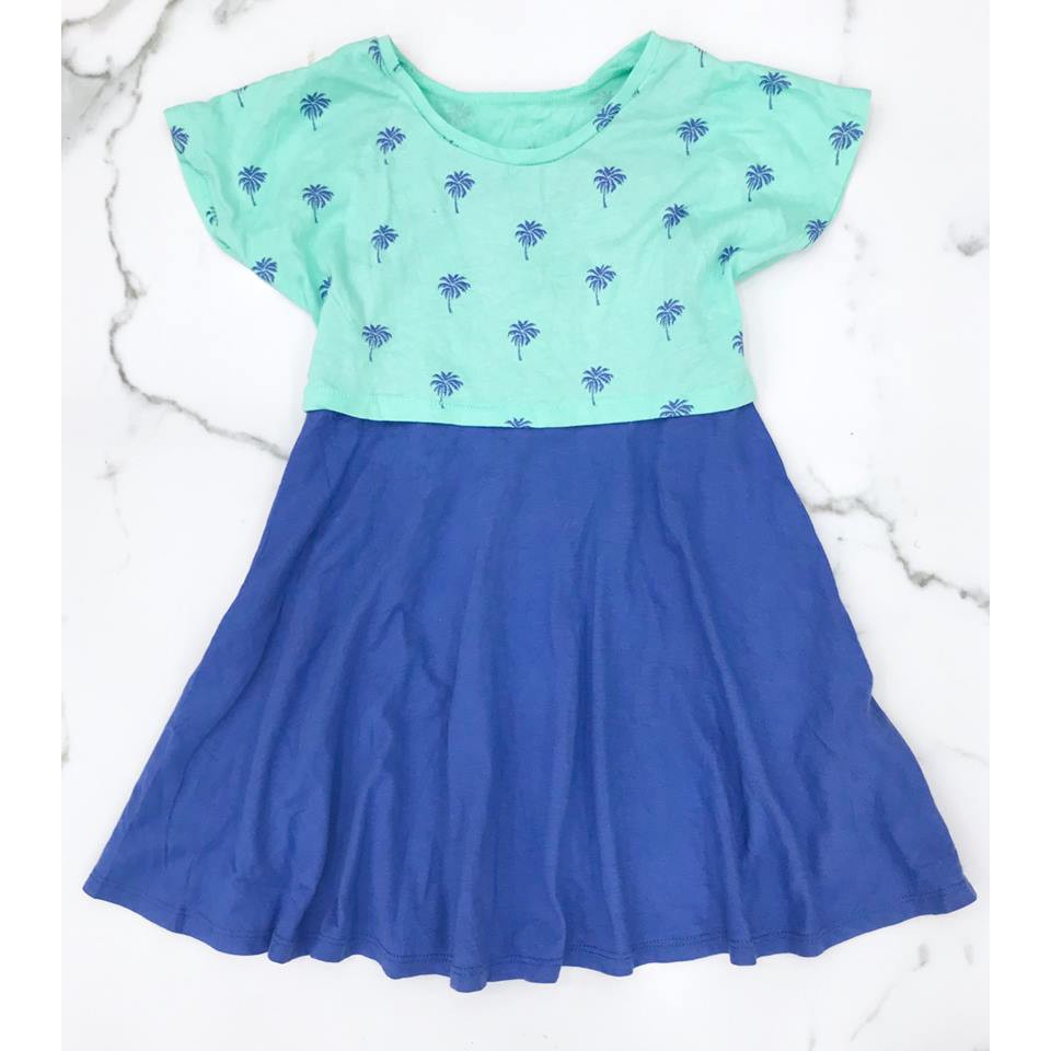 ชุดเดรสยางยืดสองชั้น Old Navy สําหรับเด็กผู้หญิง 2-5T D783