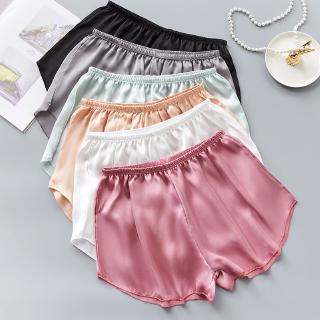 ice silk shorts satin panties pajama pants