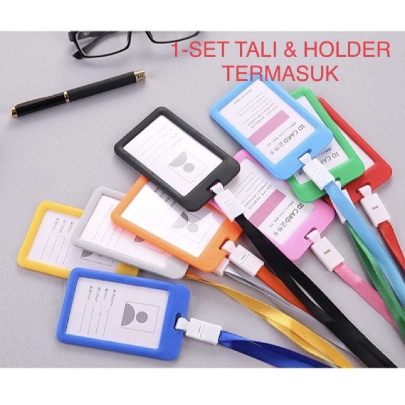 GANTUNGAN Name Tag ID Card Holder / Committee / Name Card Hanger / Name ID Card Strap