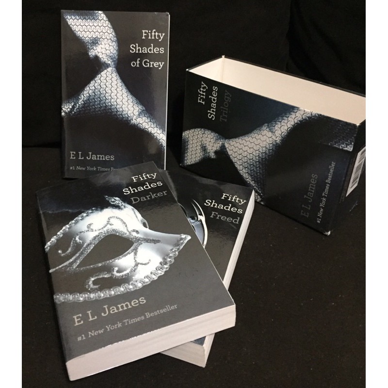 (English) Novel Fifty Shades Of Gray E.L James Fifty เฉดสีเฉดสีเข้มสําหรับติดรถยนต์ babynaura