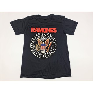 เสื้อวง RAMONES ไซส์ M ผ้าบาง 50/50