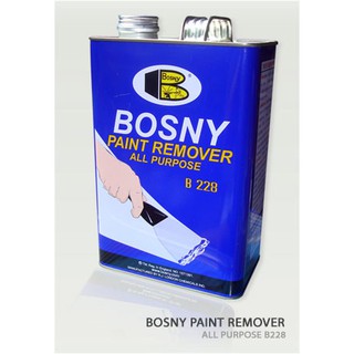 ฺBosny น้ำยาลอกสี "Bosny Paint Remover" บอสนี่ ไม่ทำอันตรายต่อพื้นผิววัสดุ ขนาด 1 กล.