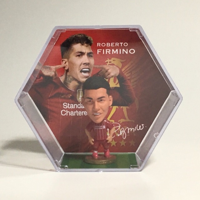 Liverpool โมเดลนักฟุตบอล Roberto Firmino พร้อมกล่องอะคริลิก