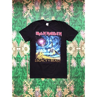 ผ้าฝ้าย 100%🎸IRON MAIDEN เสื้อวง Iron Maiden สินค้านำเข้า ลิขสิทธิ์แท้S-3XL