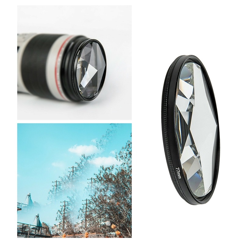 กล้องกรอง77mm Handheld Lens Filter Photography FX Prism Film Kaleidoscope Cameraมืออาชีพกรอง