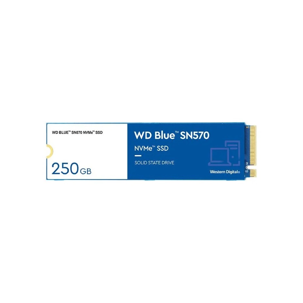 เอสเอสดี WD SSD WDS250G3B0C SN570 BLUE 250GB NVMeTM Read 3300MB/S, Write 1200MB/S, 5YEAR  BYSPEEDCOM CM