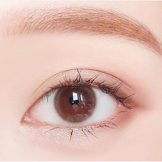 Monet สีน้ำตาล (ค่าอมน้ำ55%เลนส์14.2)ค่าสายตา0.00ถึง-5.00