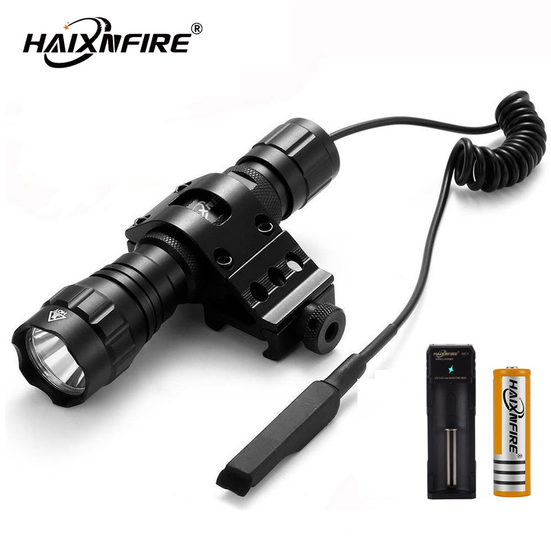 HaixnFire 501b ไฟตั้งแคมป์กลางแจ้ง T6 L2 LED ไฟฉายควบคุมแสงระยะไกล