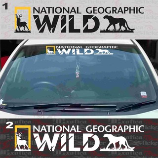 สติ๊กเกอร์ตกแต่งรถยนต์ลาย National geographic