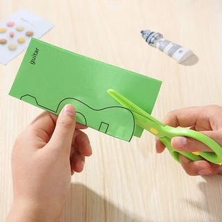 ชุดตัดกระดาษ DIY สำหรับเด็กอนุบาล พร้อมกรรไกร ของเล่นเสริมพัฒนาสมอง 1-3-6 ปี ชุดตัดกระดาษเพื่อการศึกษา