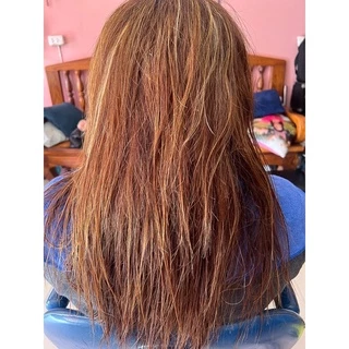 (A15)เคราตินน้ำสีฟ้า เคราตินผมตรงเทียบยืดถาวร บำรุงซ่อมผมเสีย