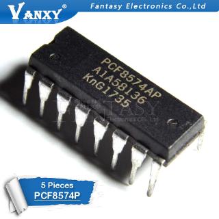 5PCS PCF8574P DIP16 PCF8574 DIP 8574P DIP-16 PCF8574AP new and  original IC