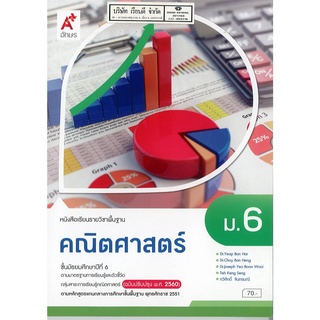 คณิตศาสตร์ พื้นฐาน 2560 ม.6 อจท. 70.- 9786162 039386