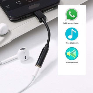 USB C to 3.5mm Headphone/Earphone Jack Cable Adapter,Type C 3.1 Male Port to 3.5