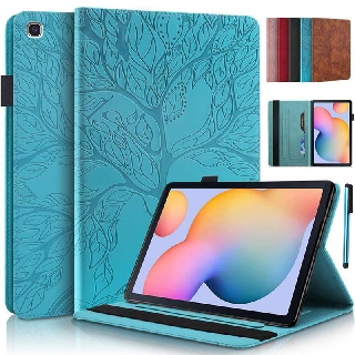 เคสหนังลายต้นไม้สําหรับ samsung galaxy tab s 6 lite 10 . 4 sm - p 610 p 615 p 617 life