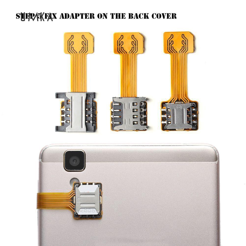 Sl TF Hybrid Sim Slot Dual SIM Card Adapter Micro SD Extender for Android Phone #5