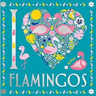 I Heart Flamingos (I Heart Pocket Colouring) หนังสือภาษาอังกฤษมือ1(New) ส่งจากไทย