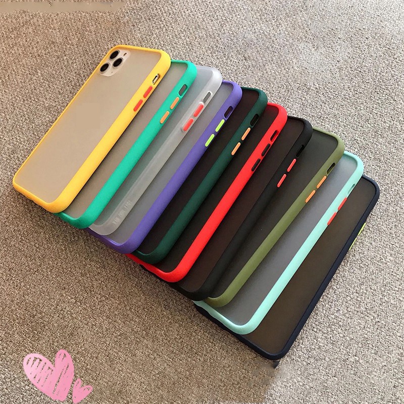 ราคาถุกเคสvivo ขอบสีหลังขุ่น ผิวด้านกันกระแทก Y30/Y50/V15PRO/V17PRO/S1PRO/V19/Y15S/Y15A/V23e #6