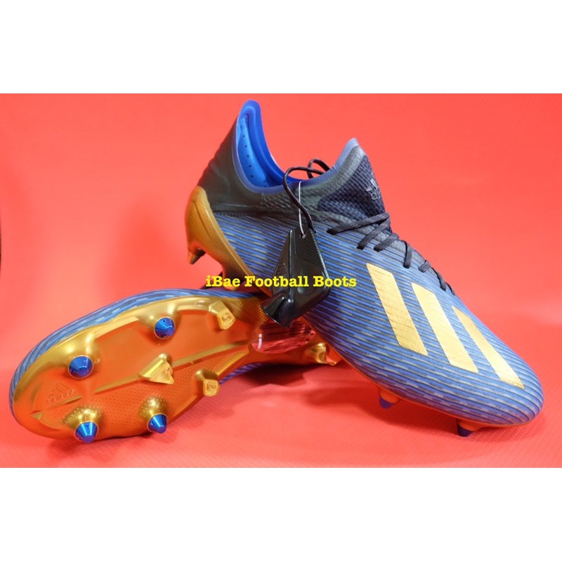 รองเท้าฟุตบอล ปุ่มเหล็ก Adidas X 19.1 SG มือ 1 ตัวท็อป
