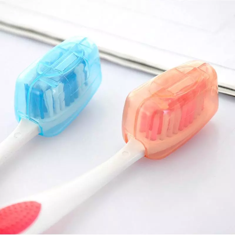 กล่องพลาสติก แบบพกพา สําหรับใส่แปรงสีฟัน เดินป่า ตั้งแคมป์ 1 ชิ้น