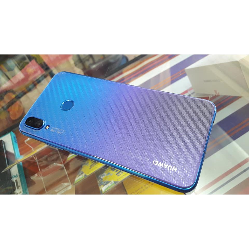 Huawei Nova 2i, Nova 2 Lite, Nova 3, Nova 3i CLEAR CARBON FIBER PROTECTOR FILM ฝาหลัง