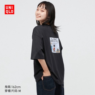 เสื้อยืดที่คุณต้องการเสื้อยืด พิมพ์ลายถั่วลิสง Uniqlo สําหรับผู้หญิงขนาดเต็มS-5XL