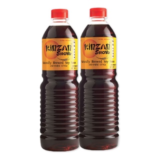 พร้อมส่ง! คินซัน ซีอิ๊วญี่ปุ่น 1000 มล. x 2 ขวด Kinzan Japanese Sauce 1000 ml X2 Bottle