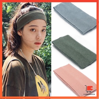 ผ้าคาดผม แบบดูดซับเหงื่อ ทรงสปอร์ต  ที่คาดผมแฟชั่น sports hair band