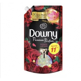 Downy ดาวน์นี่ สีเเดง ผลิตภัณฑ์ปรับผ้านุ่ม กลิ่น แพชชั่น พรีเมี่ยม ขนาด 1 ลิตร