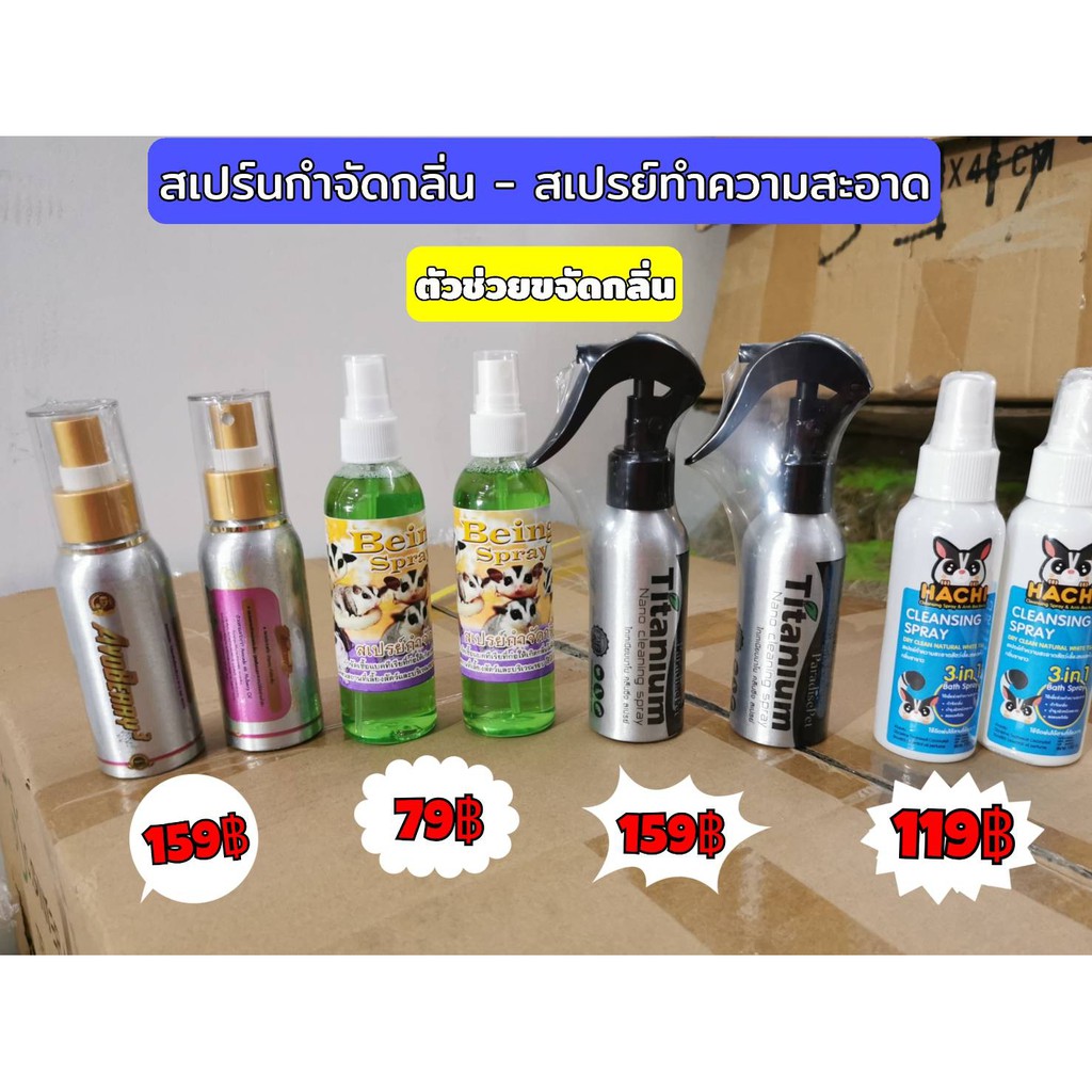 สเปร์ยทำความสะอาด อาบน้ำ กำจัดกลิ่น  ฮาชิ นาโนไทเทเนียม อโวคาโด being สเปรย์ทำความสะอาดสัตว์เลี้ยง