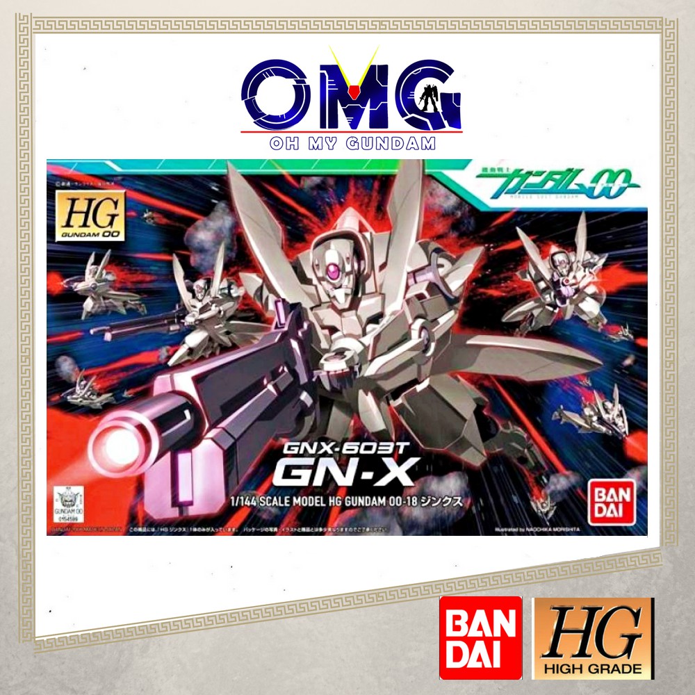 Bandai HG GNX-603T GN-X Gundam 60646 54599 00 OO OMG 1/144 1 144 GNX603T 00-18 GNX Gunpla HG 00 OO G