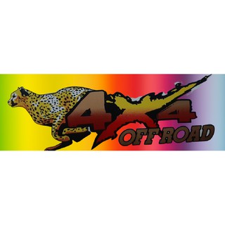 สติ๊กเกอร์ 4x4 off road 4wd Stickers Racing สติ๊กเกอร์พลาสติก