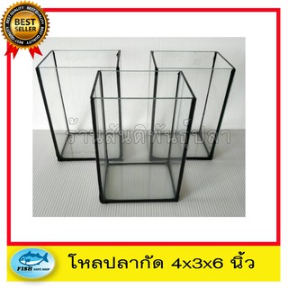 โหลปลากัด 4x3x6 นิ้ว ชุด 3 ใบ หนา3มิล