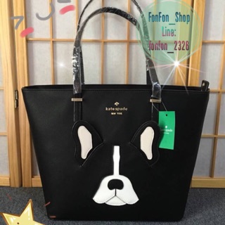 KATE SPADEกระเป๋าสะพายทรง Tote ใบใหญ่กำลังเดีหนัง Saffiano สวยมาก😁😁😁