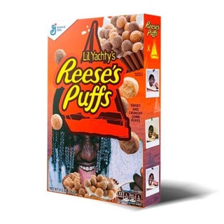 Lil Yachty Reeses Puffs Cereal Limited Edition General Mills 326g.