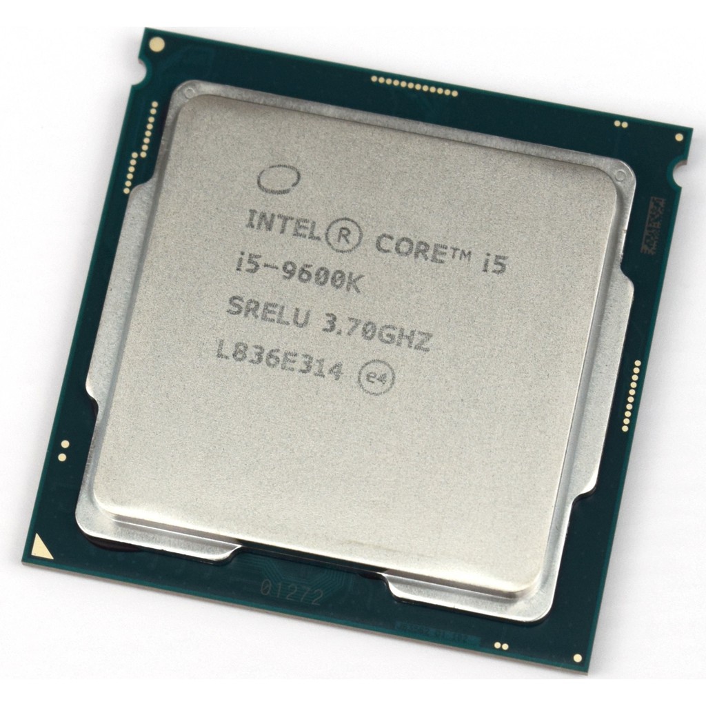 หน่วยประมวลผล Intel Core i5 9600K สูงสุด 4.60GHz 6C/6T