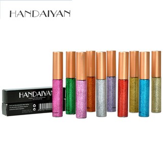 HANDAIYAN อายไลเนอร์แต่งหน้ากลิตเตอร์กันน้ำ